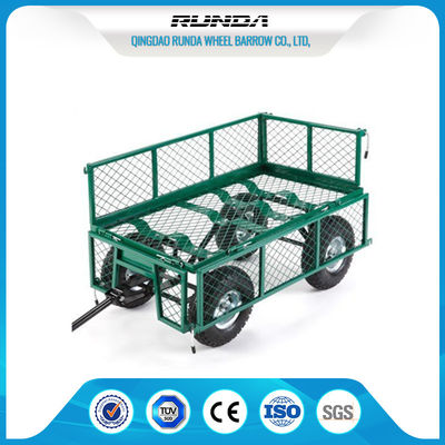 China Heavy Duty Garden Cart Trolley Four Wheels 500kgs Load Capacity Air Wheel supplier