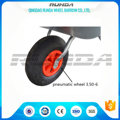 China Light Duty Small Size Pneumatic Swivel Wheels 25% Rubber Contain For Wheelbarrow supplier