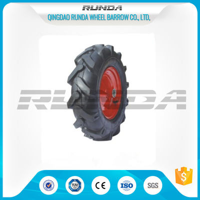 China 4Ply Rating Heavy Duty Trolley Wheels 8&quot; Steel Rim 1.1mm Steel Rim Thickness supplier
