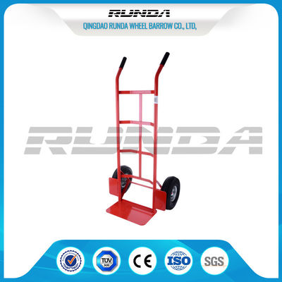 China Double Pneumatic Wheel Heavy Duty Hand Cart 130kg Max Payload Pneumatic Tyres supplier