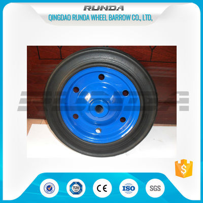 China Anti Skiddingsolid Rubber Wheelbarrow Wheels 20mm Bearing Hole Easy Installation supplier