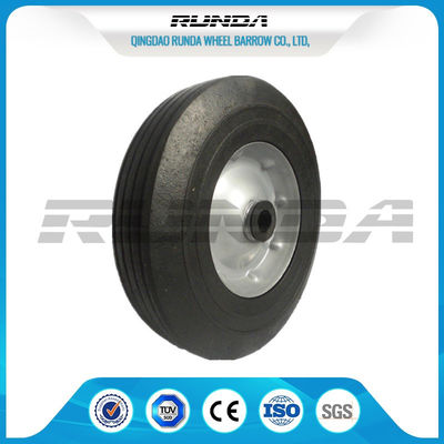 China Tubeless 6inch Wheelbarrow Solid Tire  Offset Hub Easy Replacement For Lawn Mower supplier