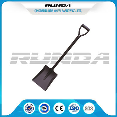 China Square Nose Steel Spade Shovel 1.5-1.6kg , Long Handle Digging Spade Power Coated supplier