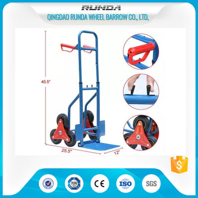 China Stair Climbing Hand Truck Three Wheels 100KG Capacity Fits Furniture Moving supplier