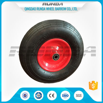 China Line Pattern Heavy Duty Dolly Wheels 16 Inch Centered Hub 150kg Loading Capacity supplier