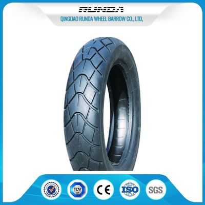 China 8PR Durable Motor Cycle Tires , Front Motorcycle Tire Large Friction 290KPA supplier