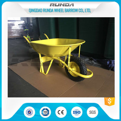 China Steel Tray Home Hardware Wheelbarrow 78L Water Capcaity 4.00-8 Wheels For Cart supplier