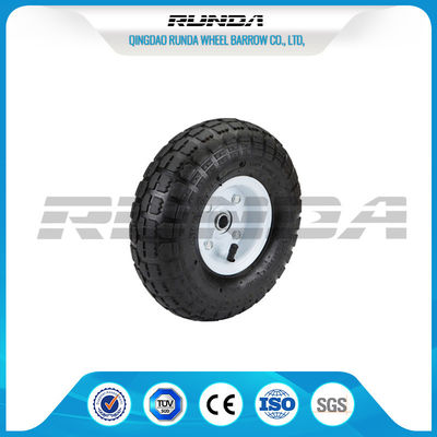 China Comb Pattern 10 Inch Pneumatic Wheels Large Friction Against Tire Skidding supplier