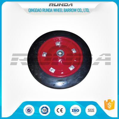 China Smart Balance Trolley Rubber Wheels Steel Rim Ball Bearing 13x3 Inch Multi Color supplier
