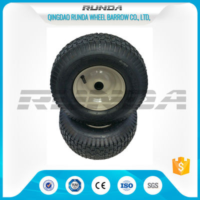 China Multifunctional Heavy Duty Casters Rubber Wheels 13&quot;X5.00-6 For Wagon Cart supplier