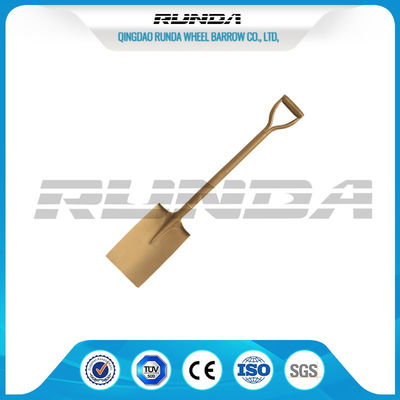 China Wooden Handle Straight Edge Shovel Powder Painting Railway Steel Various Color supplier