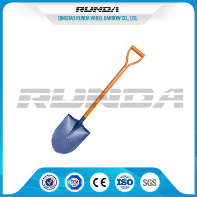 China Railway Steel Long Handle Spade Shovel / Garden Spade S503 For Farm Digging supplier