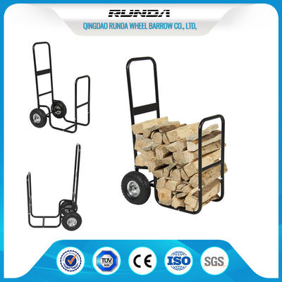 China Log Hand Collapsible Hand Truck Black Color Foldable 185mm Toe Plate 100kg Load supplier