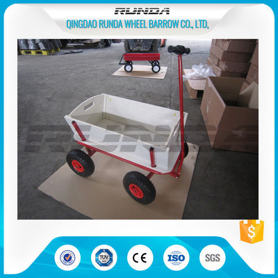 China Tarpaulin Wooden Garden Mesh Cart TC1812 Durable Convenient Carriage SGS supplier