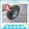 Staright Valve Pneumatic Rubber Wheels , Pneumatic Caster Wheels 3.50-6 Steel Rim supplier